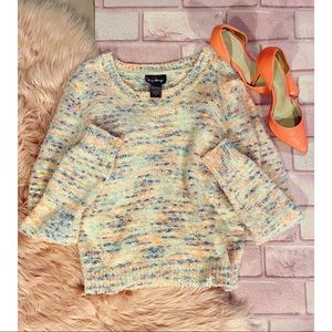 Multi colored sweater